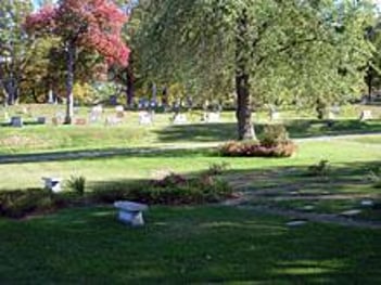 Exterior shot of St Francis Catholic Cemetery