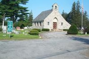 Exterior shot of Glens Falls Cemetery