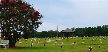 Exterior shot of Alamance Memorial Park