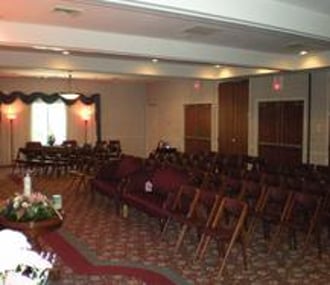 Interior shot of Carlson Funeral Home