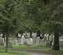 Exterior shot of Maple Lawn Cemetery