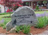 Exterior shot of Mountain View Cemetery